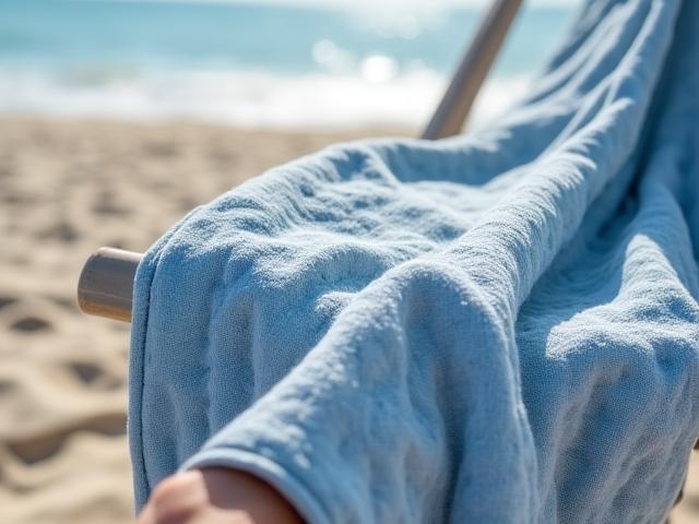 Quick-dry pet towel made from recycled ocean plastic